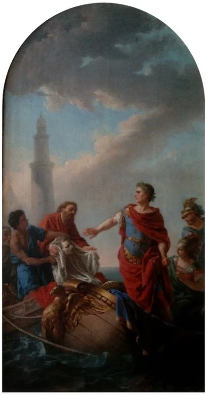 Il rimorso di Cesare per la morte di Pompeo